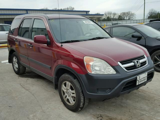 SHSRD78864U254617 - 2004 HONDA CR-V EX RED photo 1