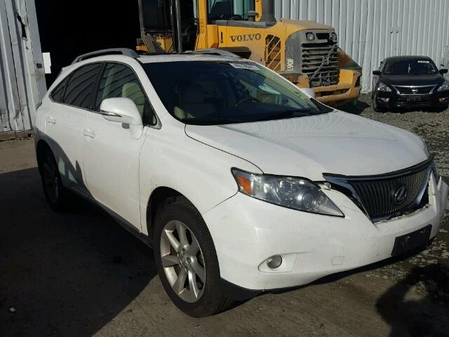 2T2BK1BA4AC010984 - 2010 LEXUS RX 350 WHITE photo 1