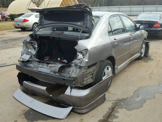 1NXBR32E73Z078616 - 2003 TOYOTA COROLLA GRAY photo 4