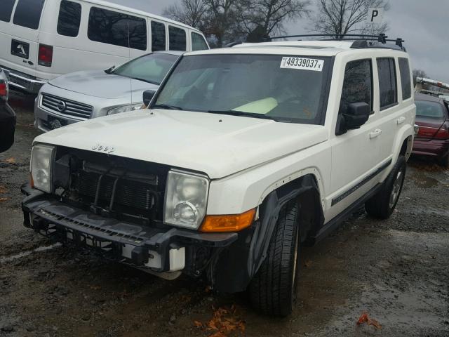 1J8HH58247C657867 - 2007 JEEP COMMANDER WHITE photo 1