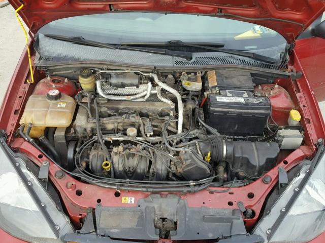 1FAFP35Z64W123762 - 2004 FORD FOCUS ZTW BURGUNDY photo 7