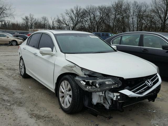 1HGCR2F84DA089259 - 2013 HONDA ACCORD EXL WHITE photo 1