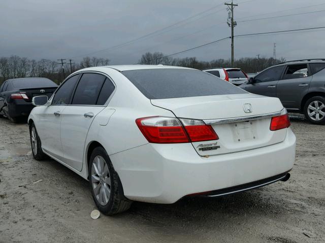 1HGCR2F84DA089259 - 2013 HONDA ACCORD EXL WHITE photo 3