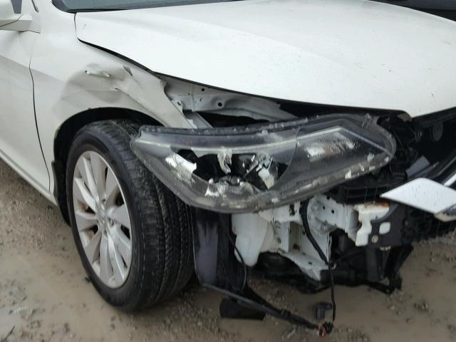 1HGCR2F84DA089259 - 2013 HONDA ACCORD EXL WHITE photo 9