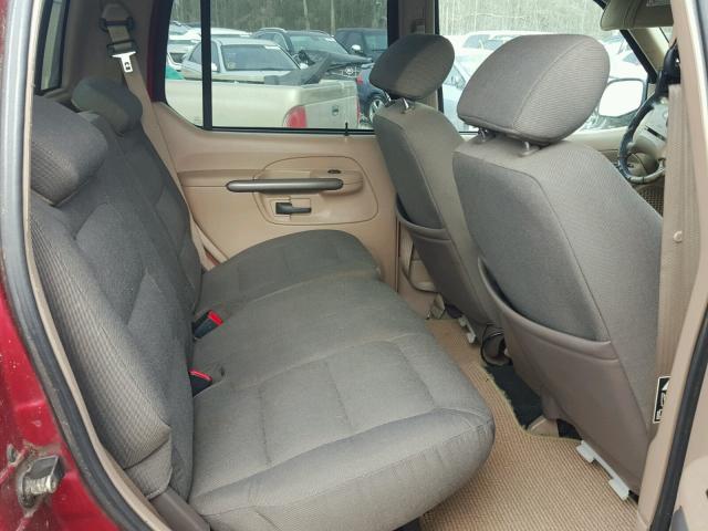 1FMZU67E41UA58716 - 2001 FORD EXPLORER S BURGUNDY photo 6