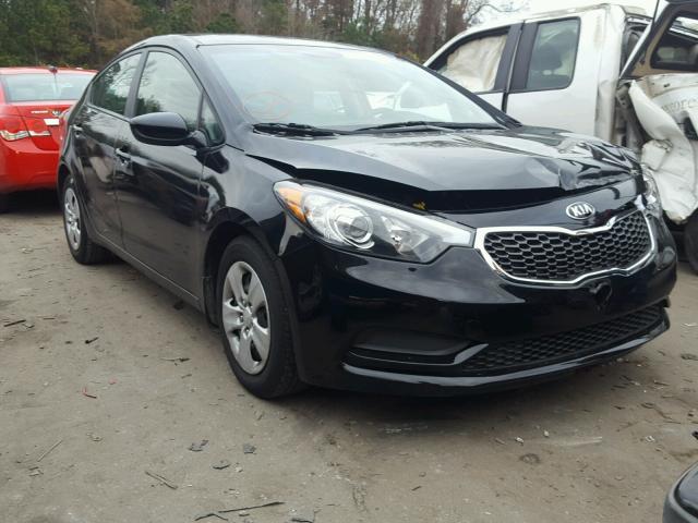 KNAFK4A64F5435367 - 2015 KIA FORTE LX BLACK photo 1