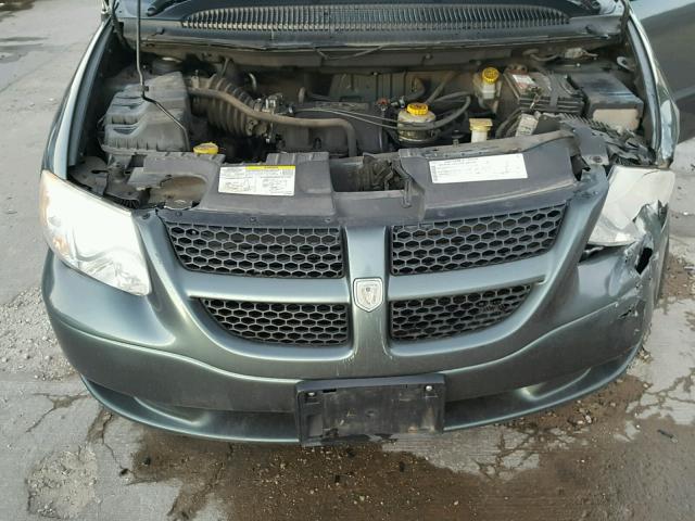 1D4GP24393B289823 - 2003 DODGE GRAND CARA GREEN photo 7