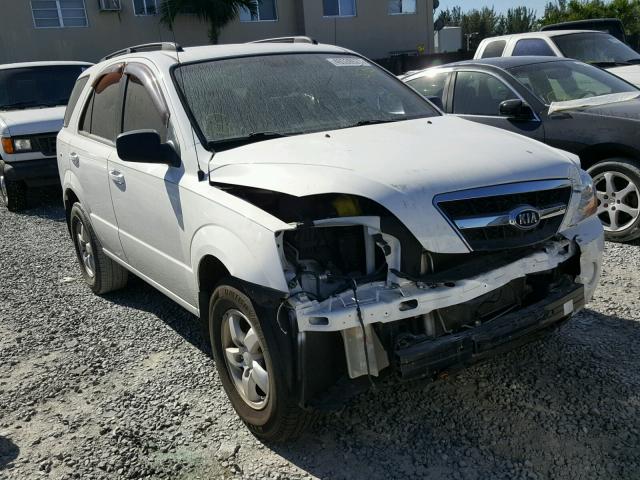 KNDJD735X95892525 - 2009 KIA SORENTO LX WHITE photo 1