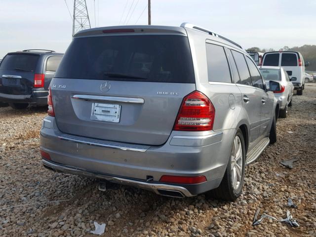 4JGBF2FE8BA636888 - 2011 MERCEDES-BENZ GL 350 BLU SILVER photo 4