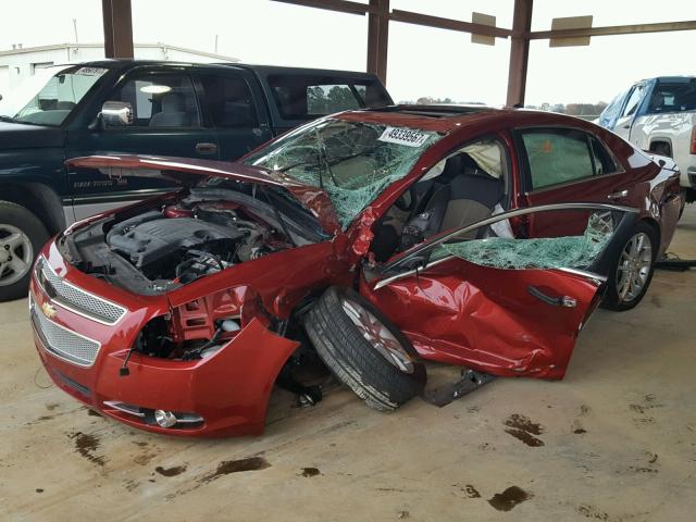 1G1ZE5E03CF282868 - 2012 CHEVROLET MALIBU LTZ RED photo 2