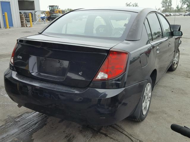 1G8AJ52F04Z129996 - 2004 SATURN ION LEVEL BLACK photo 4