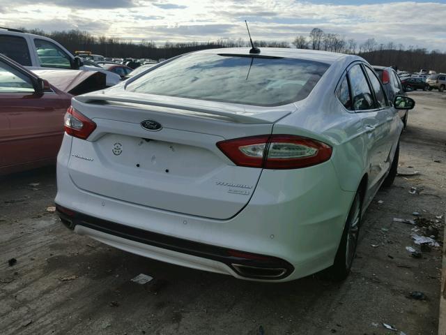 3FA6P0K90GR391734 - 2016 FORD FUSION TIT WHITE photo 4