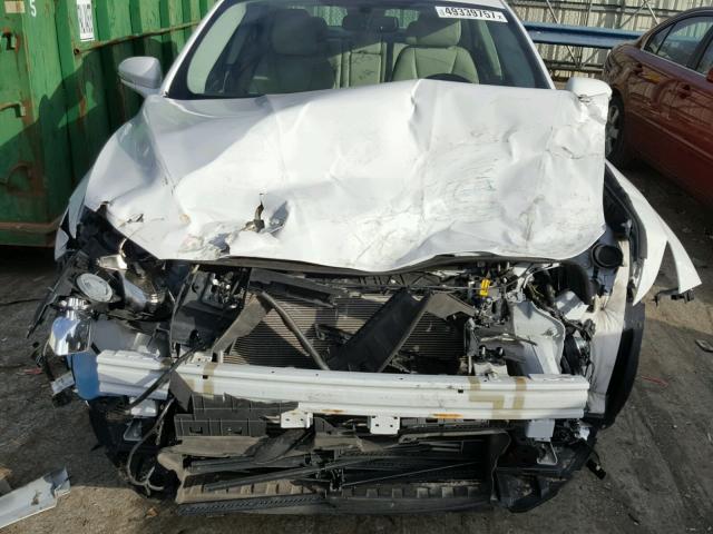 3FA6P0K90GR391734 - 2016 FORD FUSION TIT WHITE photo 7