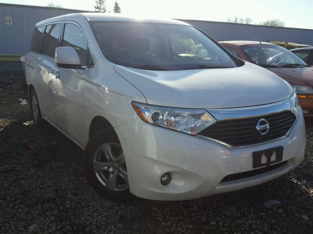 JN8AE2KP8C9043629 - 2012 NISSAN QUEST S WHITE photo 1