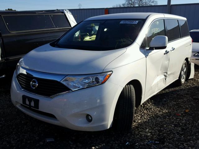 JN8AE2KP8C9043629 - 2012 NISSAN QUEST S WHITE photo 2