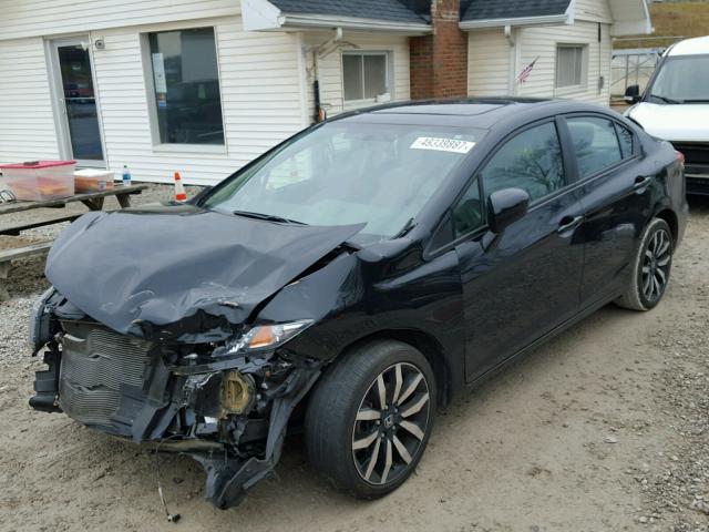 2HGFB2F98FH550316 - 2015 HONDA CIVIC EXL 黑色 照片 2