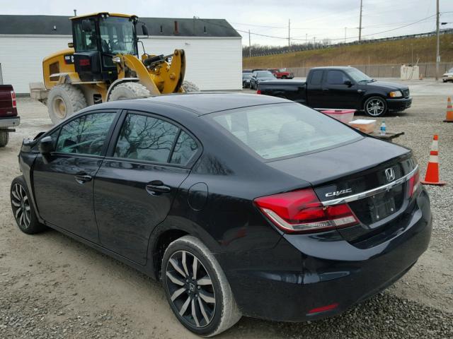 2HGFB2F98FH550316 - 2015 HONDA CIVIC EXL 黑色 照片 3