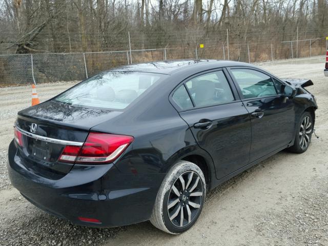 2HGFB2F98FH550316 - 2015 HONDA CIVIC EXL 黑色 照片 4
