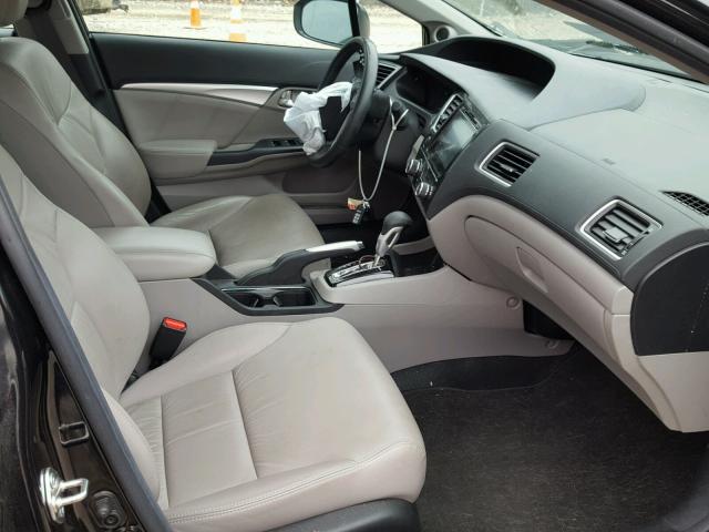 2HGFB2F98FH550316 - 2015 HONDA CIVIC EXL 黑色 照片 5