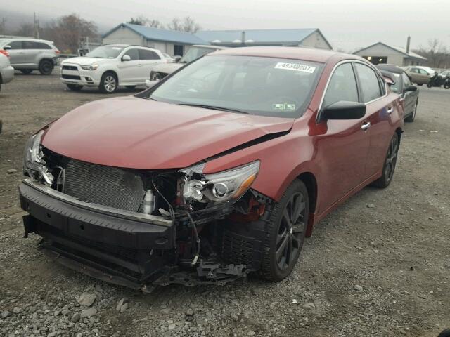 1N4AL3AP3HC172385 - 2017 NISSAN ALTIMA 2.5 RED photo 2