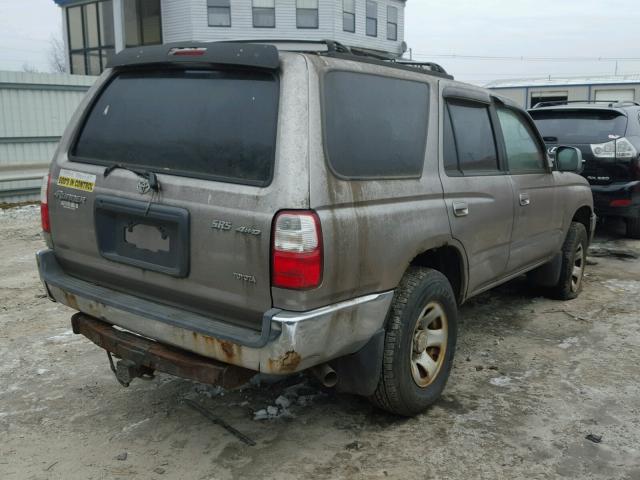 JT3HN86R210327384 - 2001 TOYOTA 4RUNNER SR SILVER photo 4