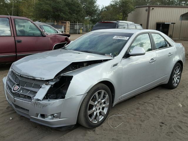 1G6DF577890146811 - 2009 CADILLAC CTS SILVER photo 2