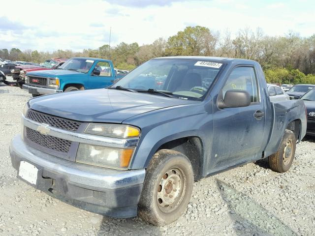 1GCCS149578168721 - 2007 CHEVROLET COLORADO BLUE photo 2