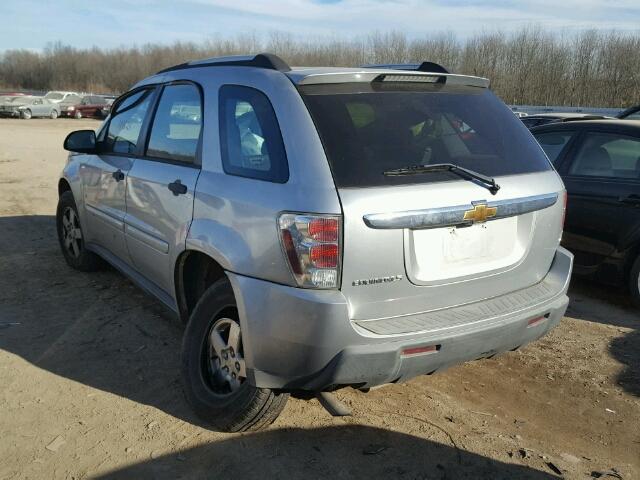 2CNDL13F466208067 - 2006 CHEVROLET EQUINOX LS SILVER photo 3