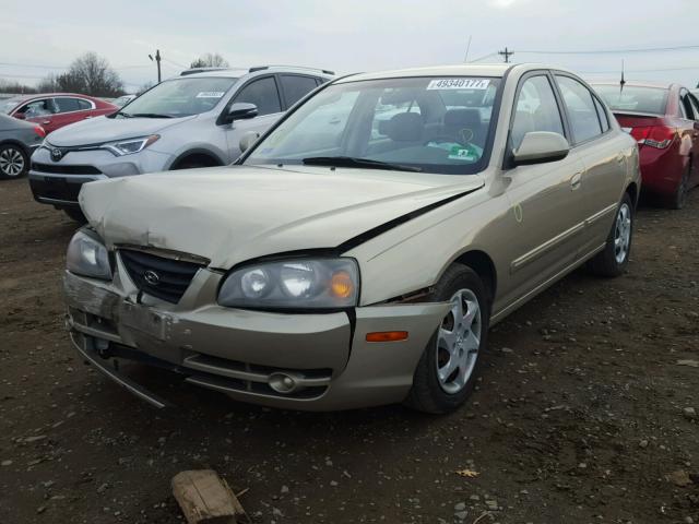 KMHDN46D46U281530 - 2006 HYUNDAI ELANTRA GL GOLD photo 2