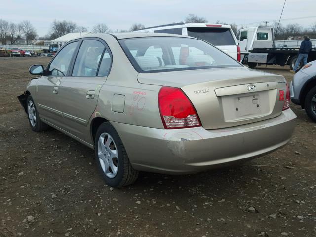 KMHDN46D46U281530 - 2006 HYUNDAI ELANTRA GL GOLD photo 3