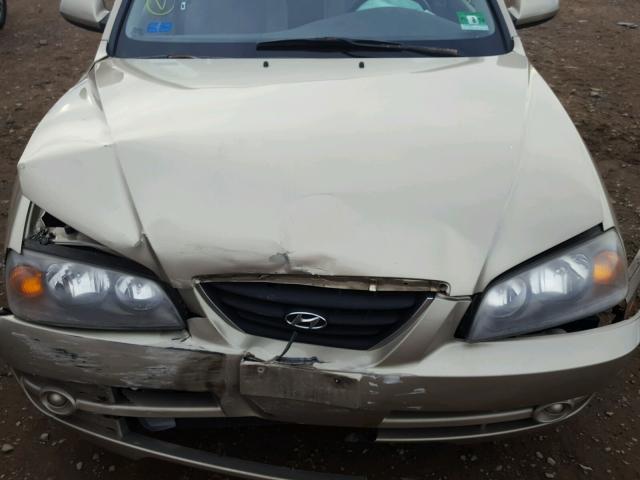 KMHDN46D46U281530 - 2006 HYUNDAI ELANTRA GL GOLD photo 7