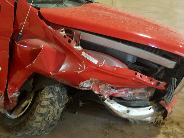 3D7KU28C24G103113 - 2004 DODGE RAM 2500 S RED photo 9