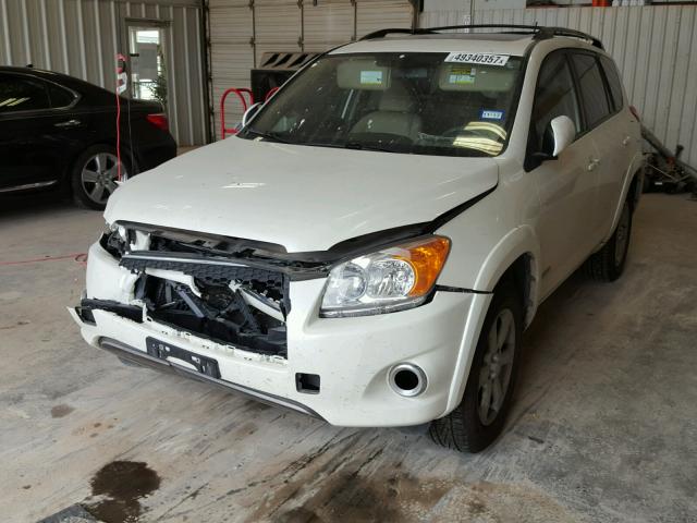 JTMZF31V095003370 - 2009 TOYOTA RAV4 LIMIT WHITE photo 2