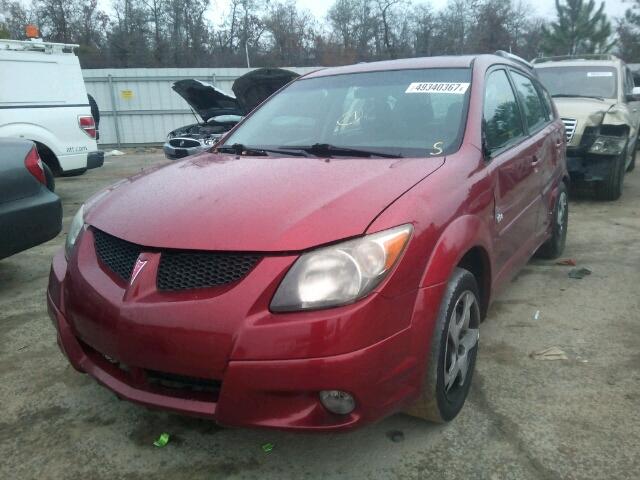 5Y2SL62874Z445309 - 2004 PONTIAC VIBE ORANGE photo 2