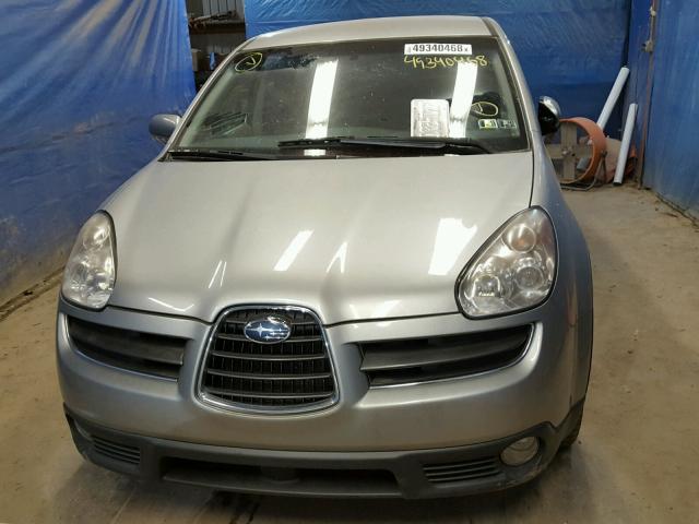 4S4WX82D374408298 - 2007 SUBARU B9 TRIBECA SILVER photo 9