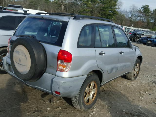 JTEHH20V210046154 - 2001 TOYOTA RAV4 SILVER photo 4