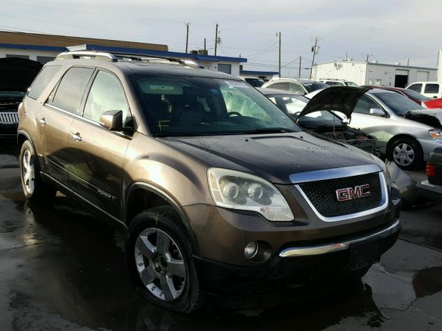 1GKER23737J145400 - 2007 GMC ACADIA SLT BROWN photo 1