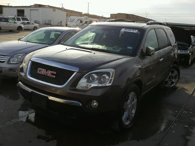 1GKER23737J145400 - 2007 GMC ACADIA SLT BROWN photo 2