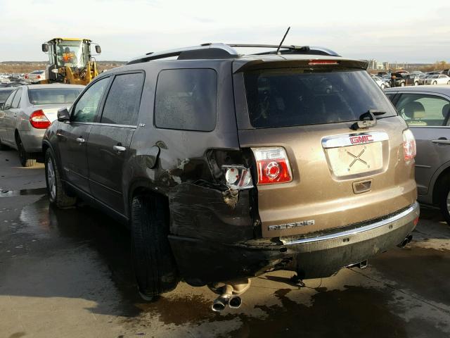 1GKER23737J145400 - 2007 GMC ACADIA SLT ყავისფერი ფოტო 3