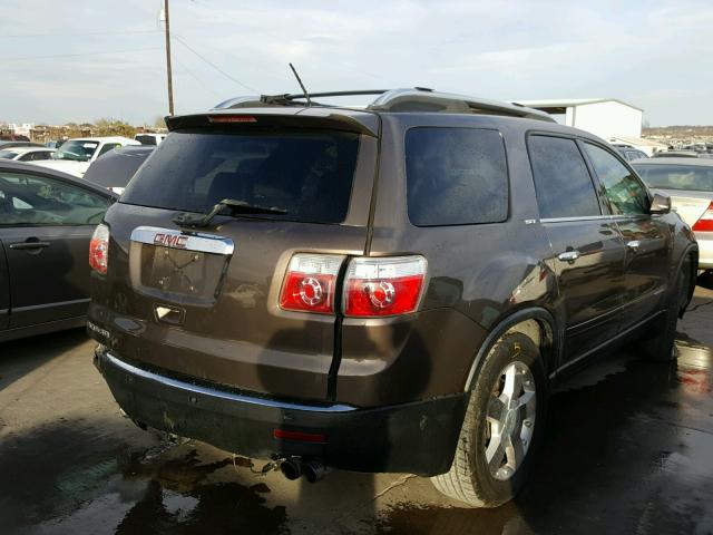 1GKER23737J145400 - 2007 GMC ACADIA SLT BROWN photo 4