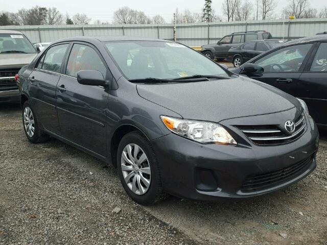 2T1BU4EE8DC043778 - 2013 TOYOTA COROLLA BA GRAY photo 1