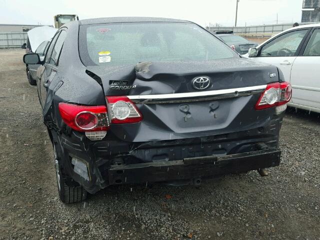 2T1BU4EE8DC043778 - 2013 TOYOTA COROLLA BA GRAY photo 9