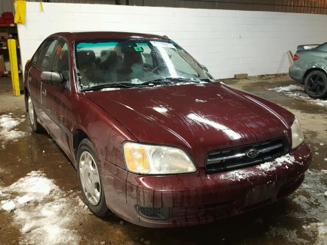 4S3BE635517205634 - 2001 SUBARU LEGACY L MAROON photo 1