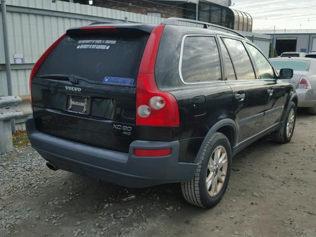 YV1CM59H241065658 - 2004 VOLVO XC90 BLACK photo 4