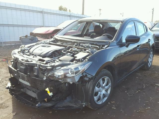 JM1BM1T78F1270835 - 2015 MAZDA 3 SV BLACK photo 2