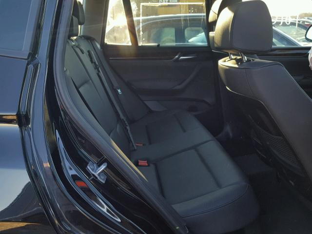 5UXWX9C31H0T23449 - 2017 BMW X3 XDRIVE2 BLACK photo 6