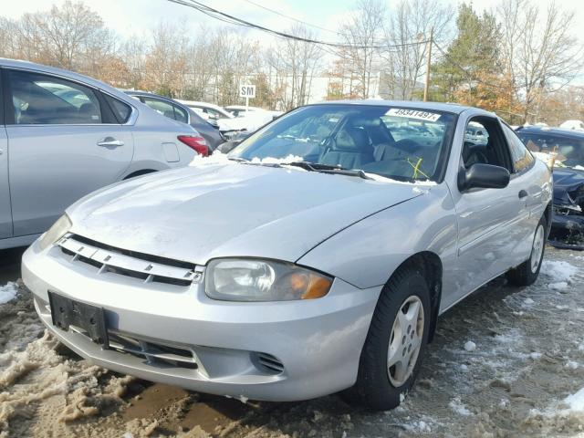 1G1JC12F347259364 - 2004 CHEVROLET CAVALIER SILVER photo 2