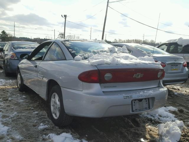 1G1JC12F347259364 - 2004 CHEVROLET CAVALIER SILVER photo 3