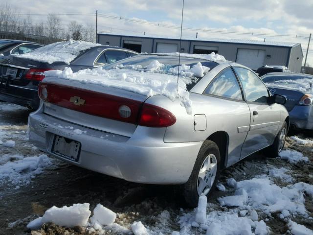 1G1JC12F347259364 - 2004 CHEVROLET CAVALIER SILVER photo 4