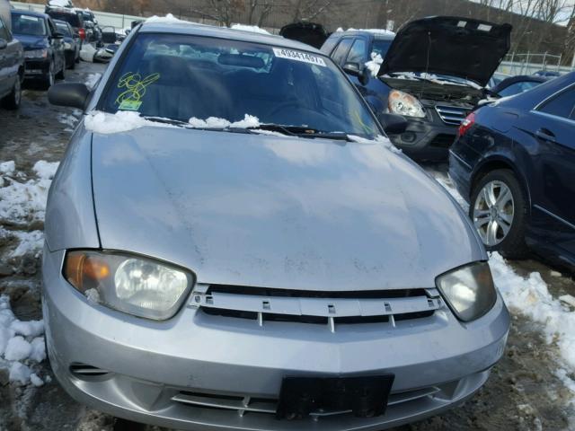 1G1JC12F347259364 - 2004 CHEVROLET CAVALIER SILVER photo 9